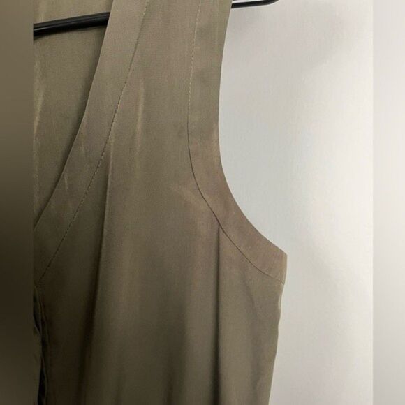 Express Sleeveless Jumpsuit Olive Green Size Small - Picture 4 of 7